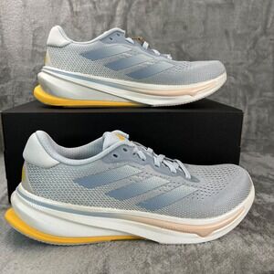 Adidas Supernova Rise Running Shoes Womens 7 Blue Grey Yellow Dreamstrike+